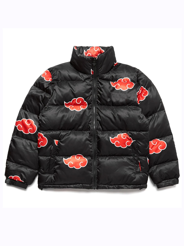 Men's Akatsuki Puffer Black Jacket