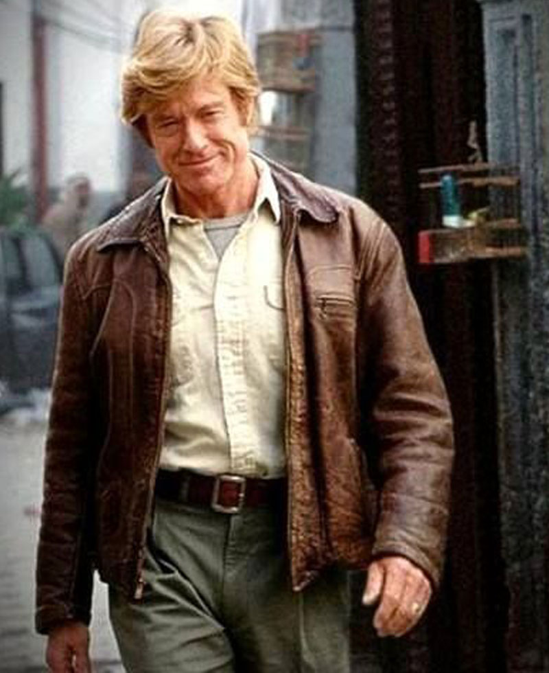 Robert Redford Spy Game Jacket