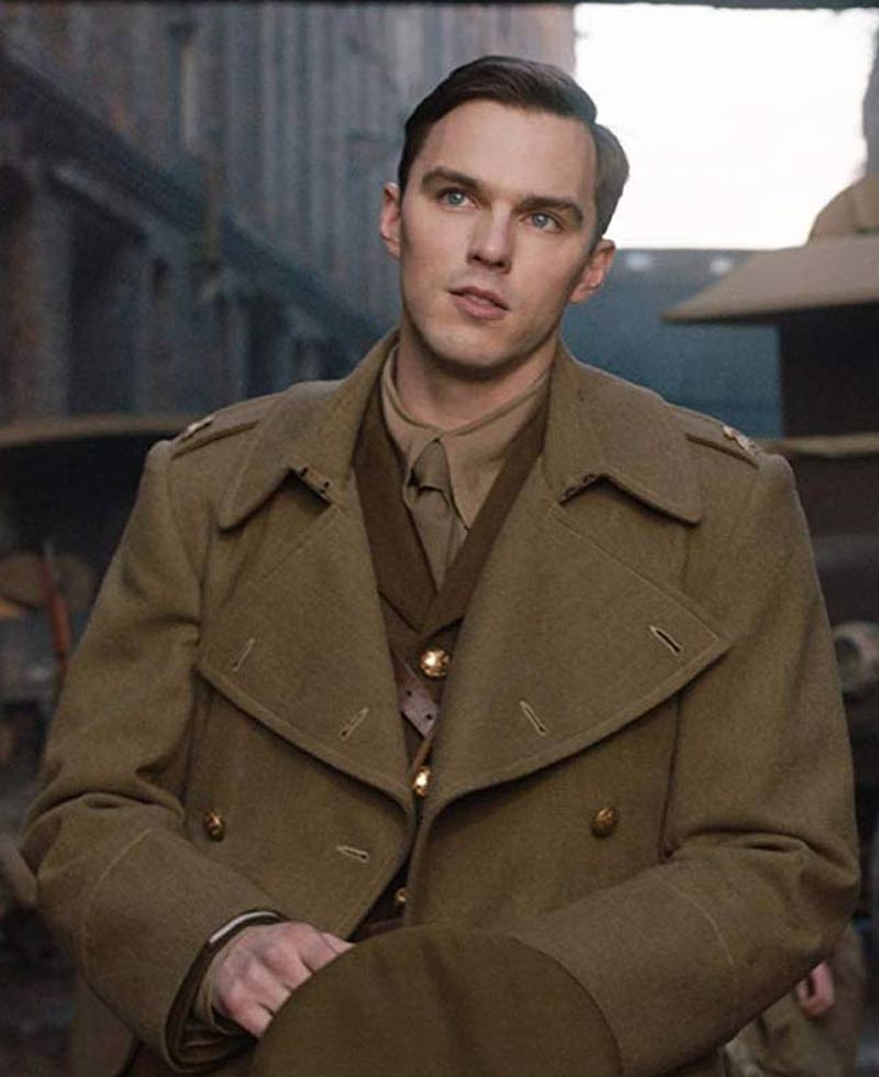 Double Breasted Nicholas Hoult J R R Tolkien Coat
