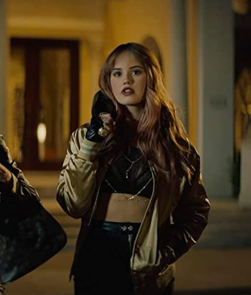 Night Teeth Debby Ryan Satin Jacket