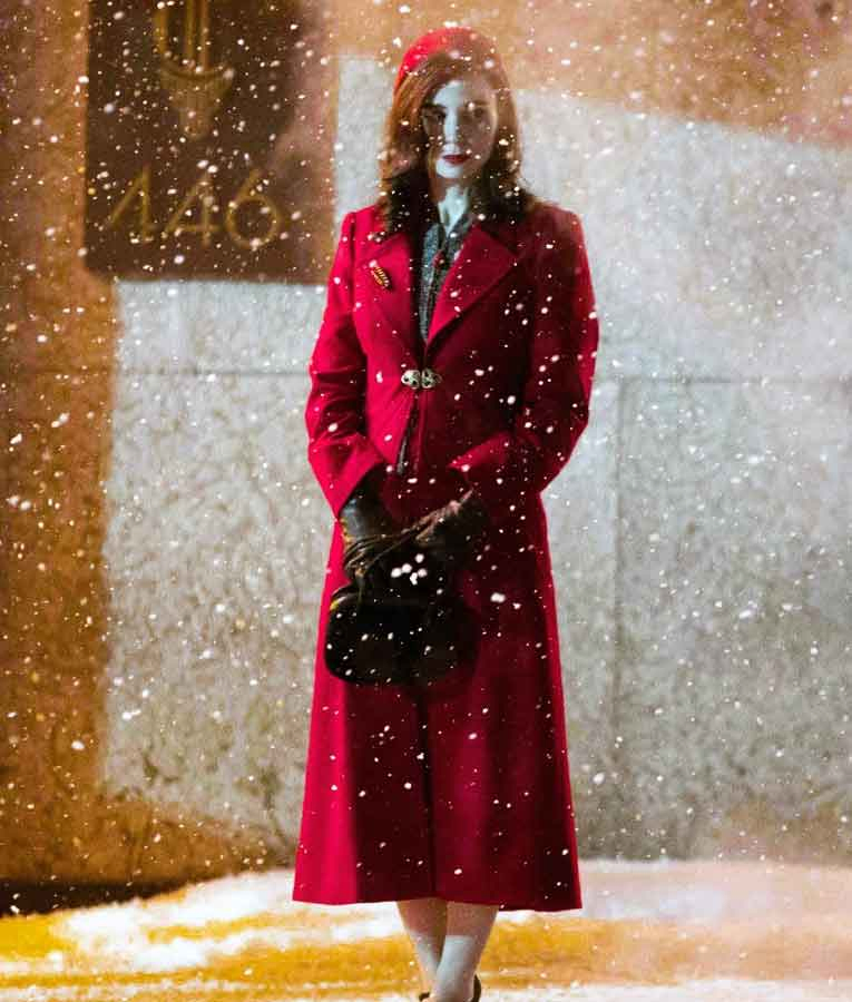 Nightmare Alley Molly Red Trench Coat