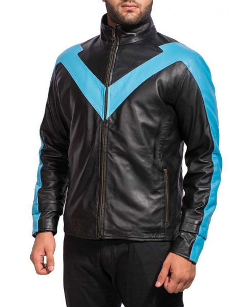 dick grayson leather jacket