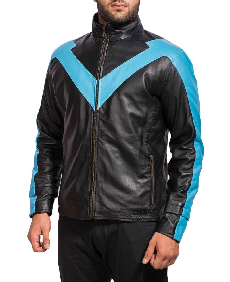 Nightwing Dick Grayson Leather Jacket