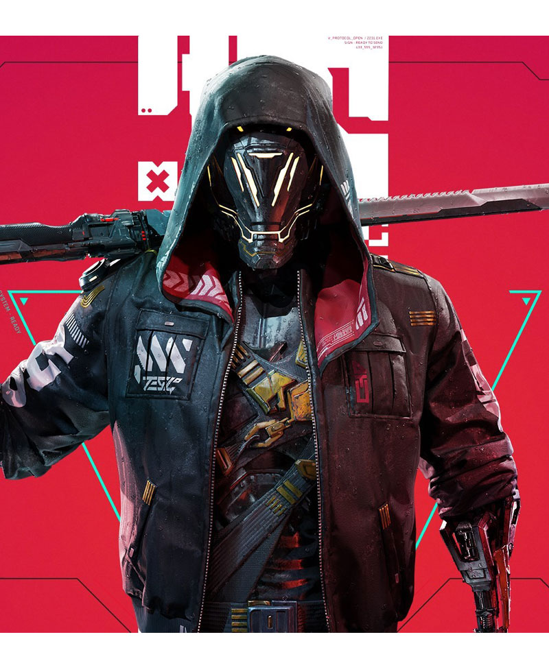 Cyberpunk Ninja GhostRunner Hooded Jacket