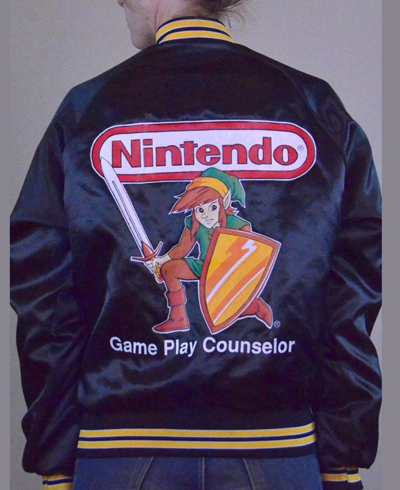 Nintendo Bomber Black Jacket