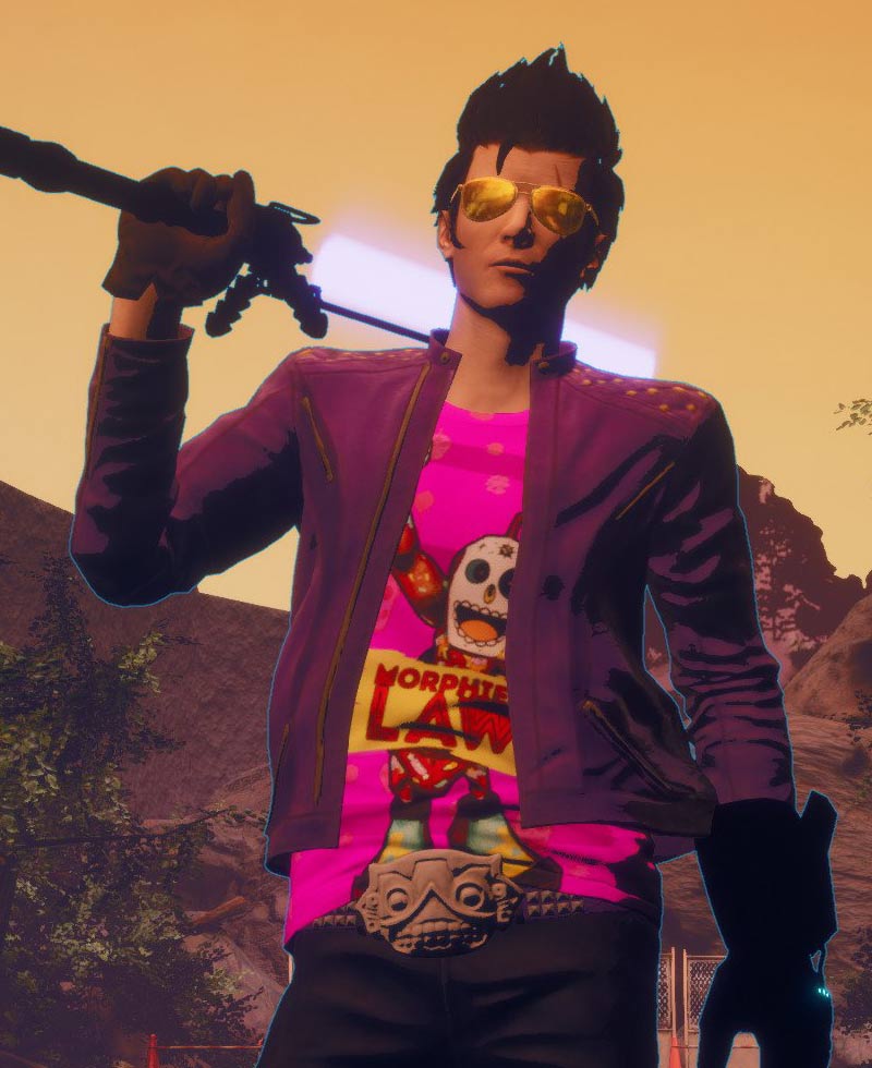 No More Heroes Purple Jacket
