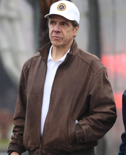 Andrew Cuomo NY Governor Leather Jacket