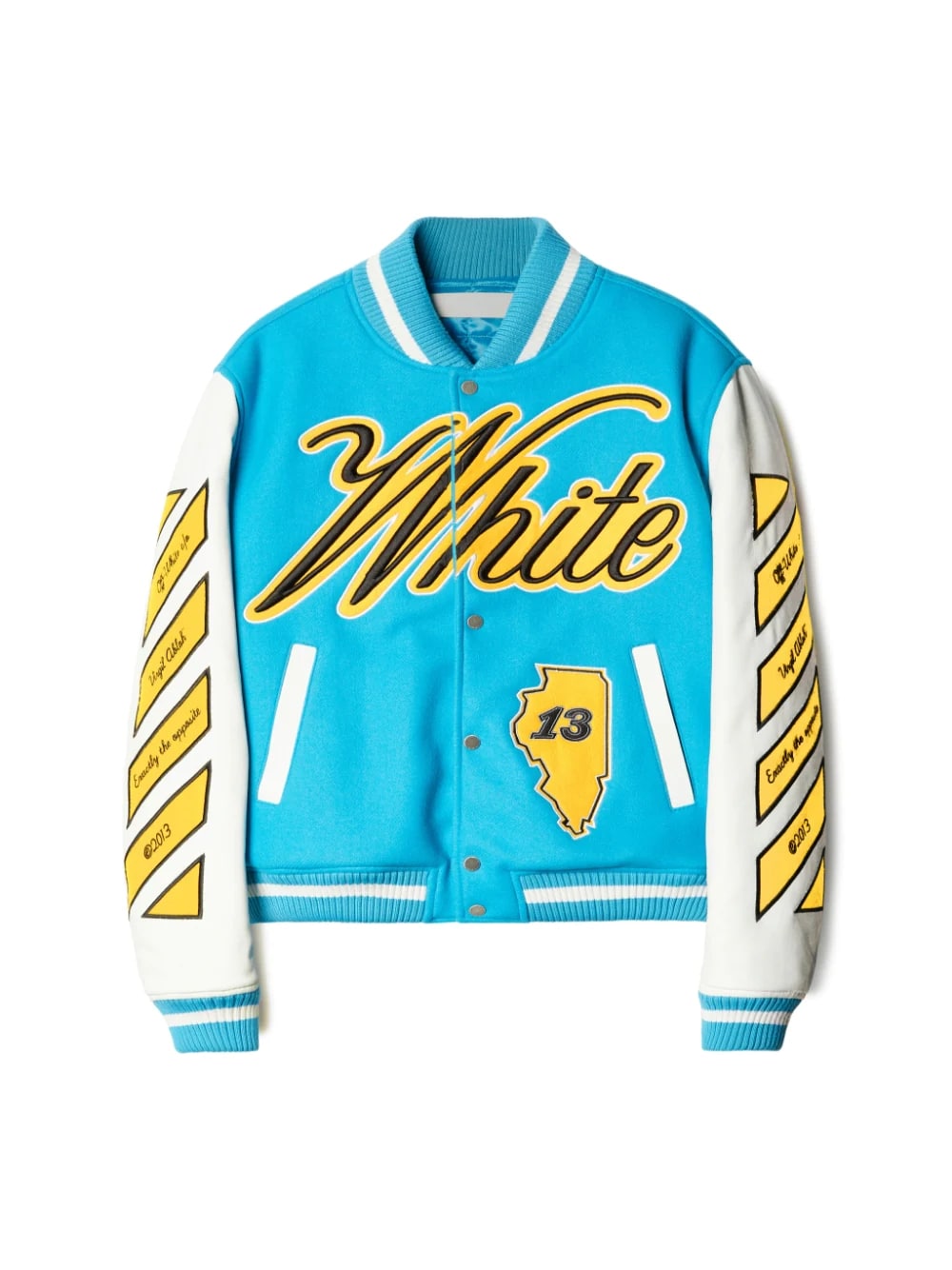 Off White Vars World Leather Jacket