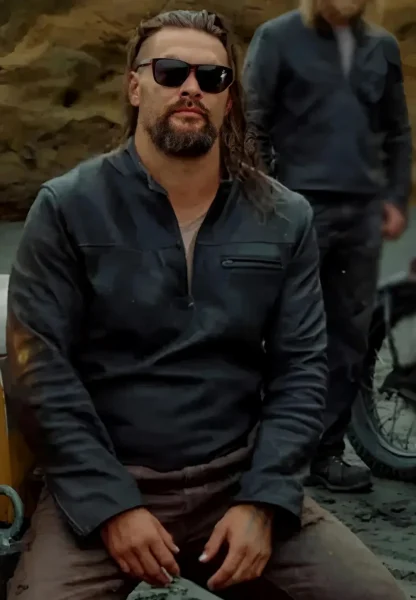 On the Roam 2024 Jason Momoa Black Jacket