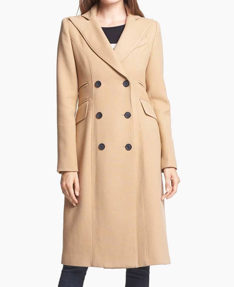 Once Upon a Time Lana Parrilla Double Breasted Coat