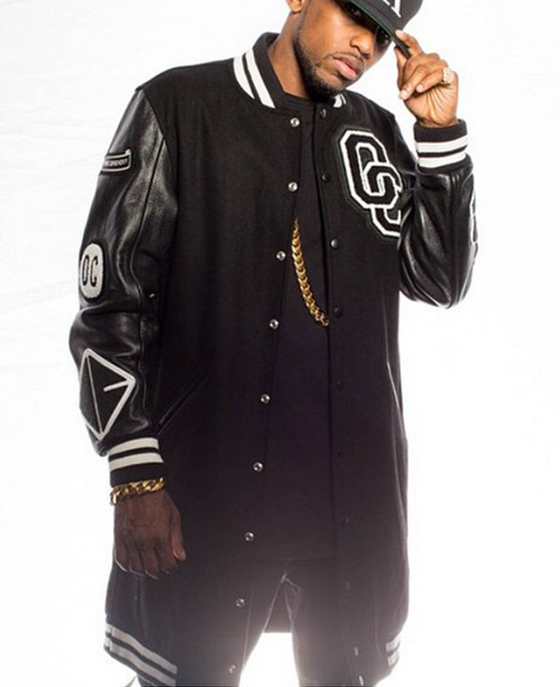 Post To Be Omarion OC Long Varsity Jacket