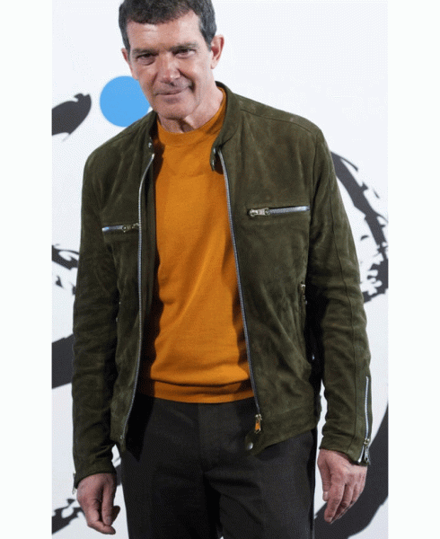 Pain & Glory Antonio Banderas Suede Leather Jacket