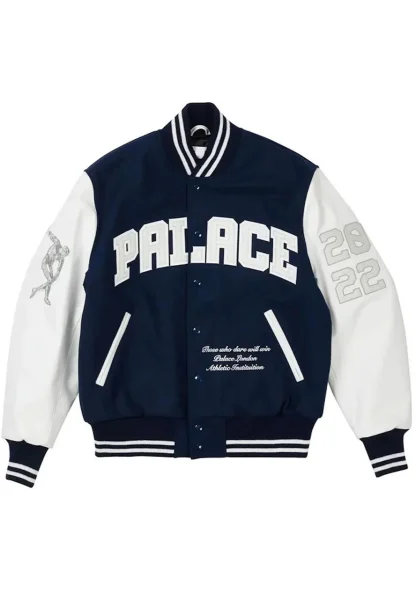Palace Greek Navy Blue Varsity Jacket