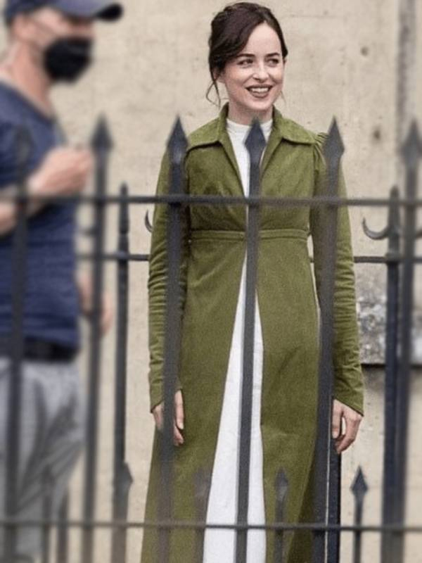 Persuasion Anne Elliot Green Velvet Coat