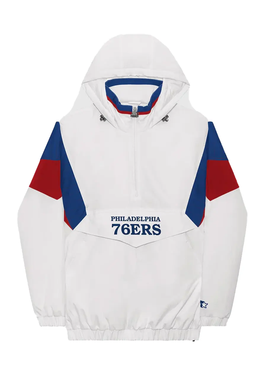 Philadelphia 76ers Breakaway White Jacket