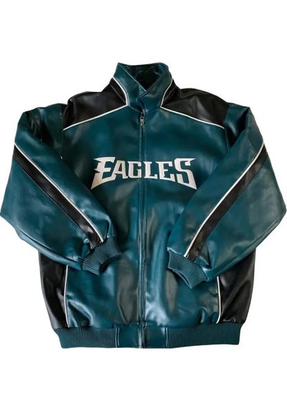 Philadelphia Eagles Green and Black Jacket