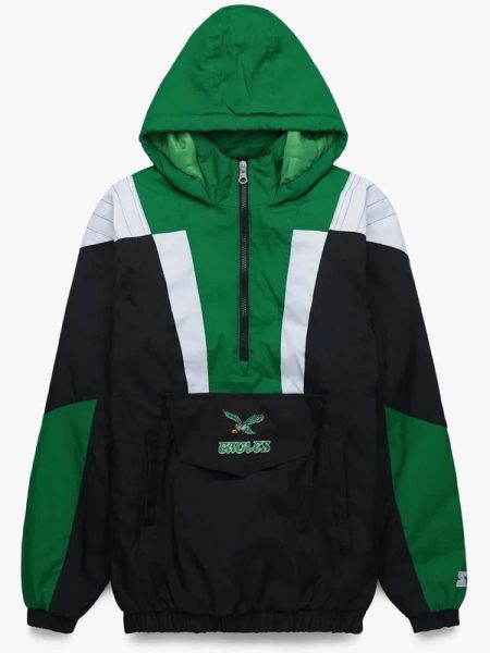 philadelphia eagles pullover jacket