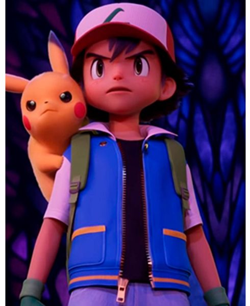 Pokemon Ash Ketchum Leather Jacket