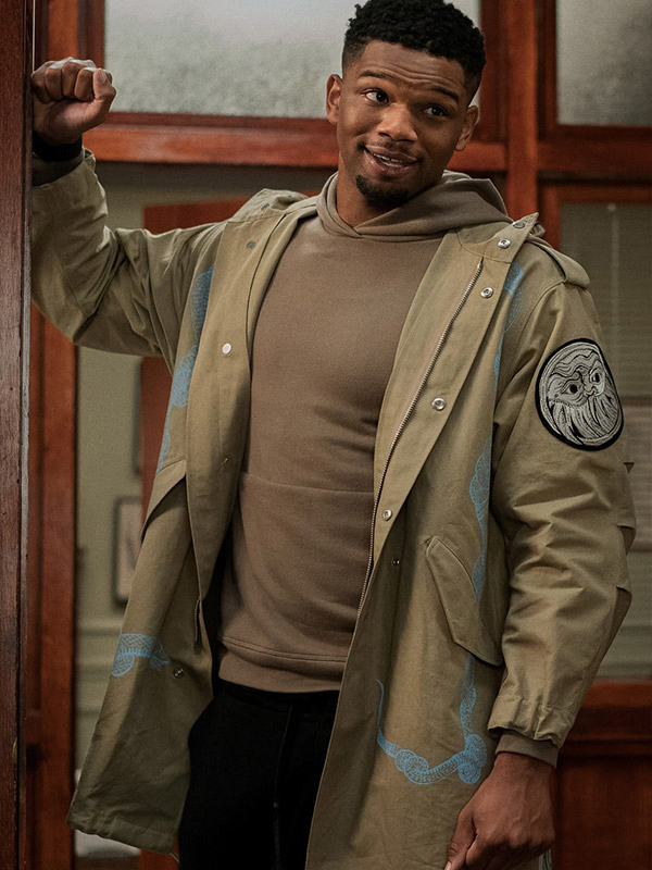 Power Book II Ghost S2 Ezekiel Cross Coat
