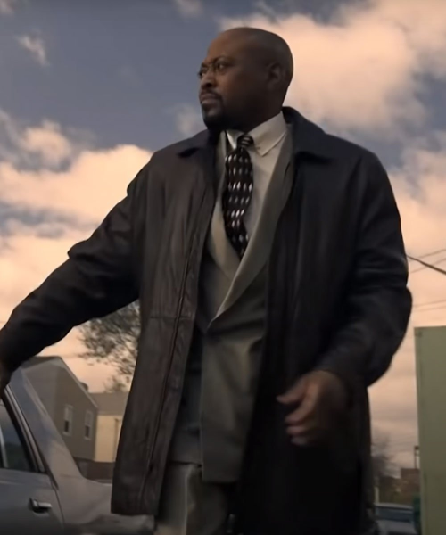 Power Book III Born Ready Leather Trench Coat