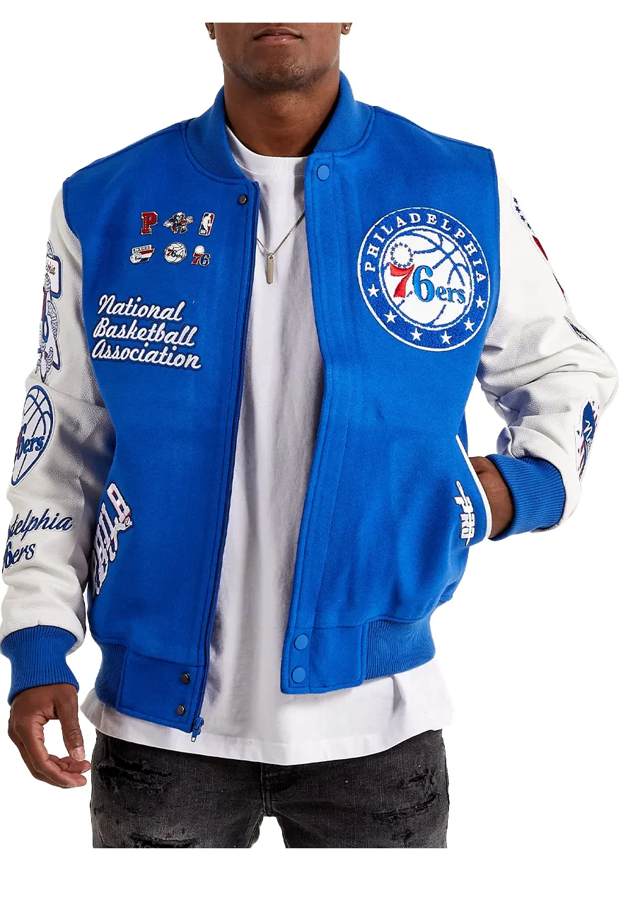 Pro Standard Philadelphia Sixers Varsity Jacket