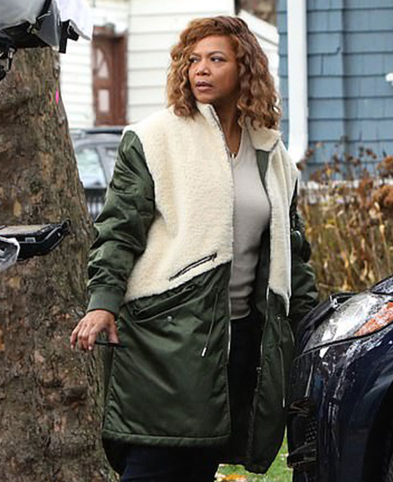 The Equalizer Queen Latifah Fur Satin Coat