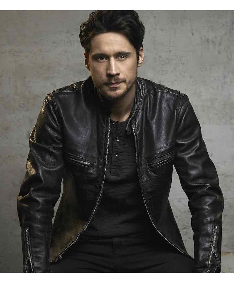 Queen of The South Peter Gadiot Motorcycle Leather Jacket