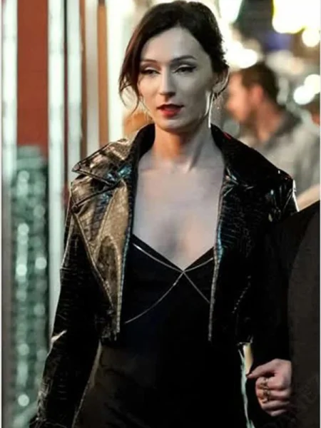 Queer As Folk 2022 Ruthie Cropped Black Jacket