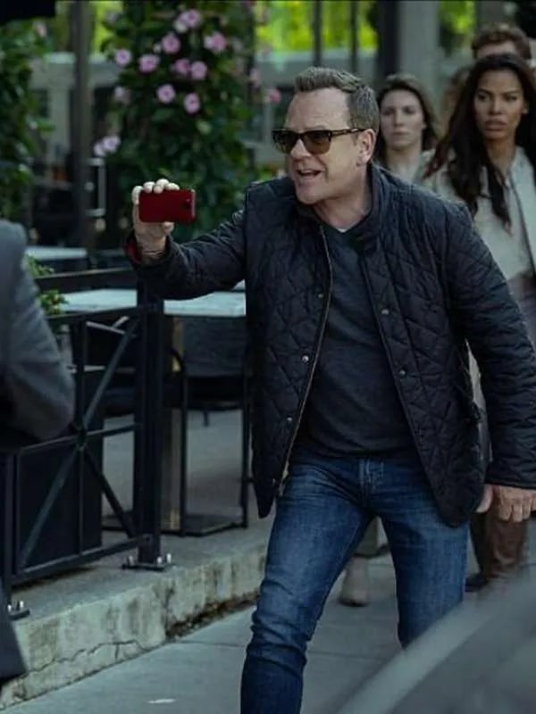 Rabbit Hole 2023 Kiefer Sutherland Quilted Jacket