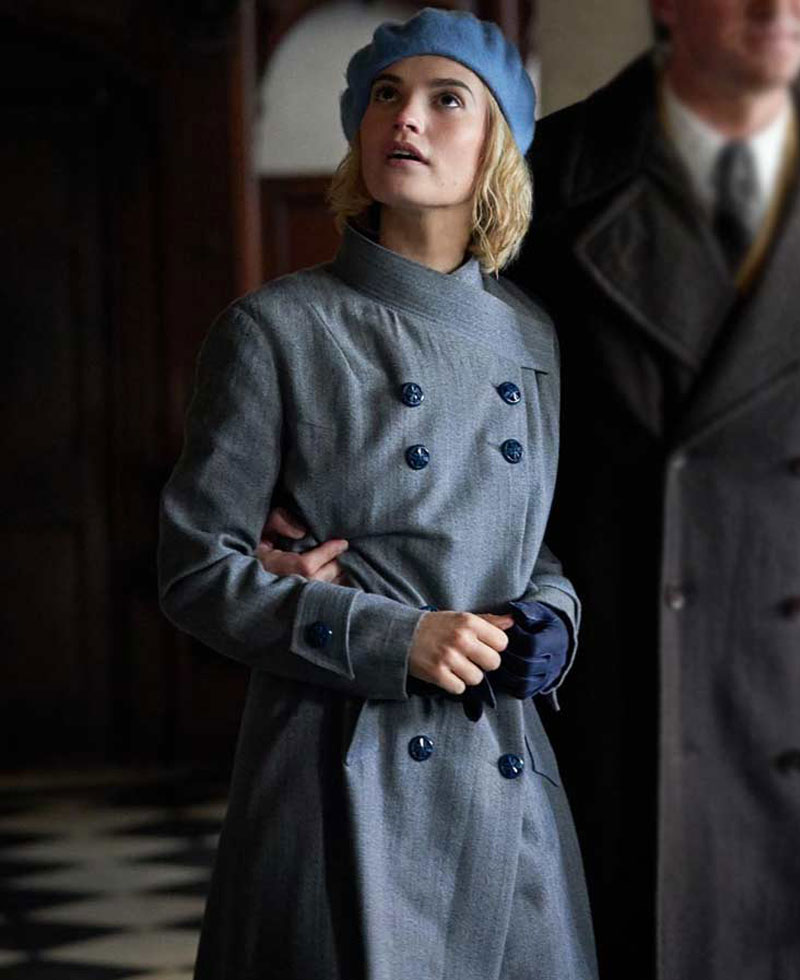 Rebecca Lily James Grey Coat
