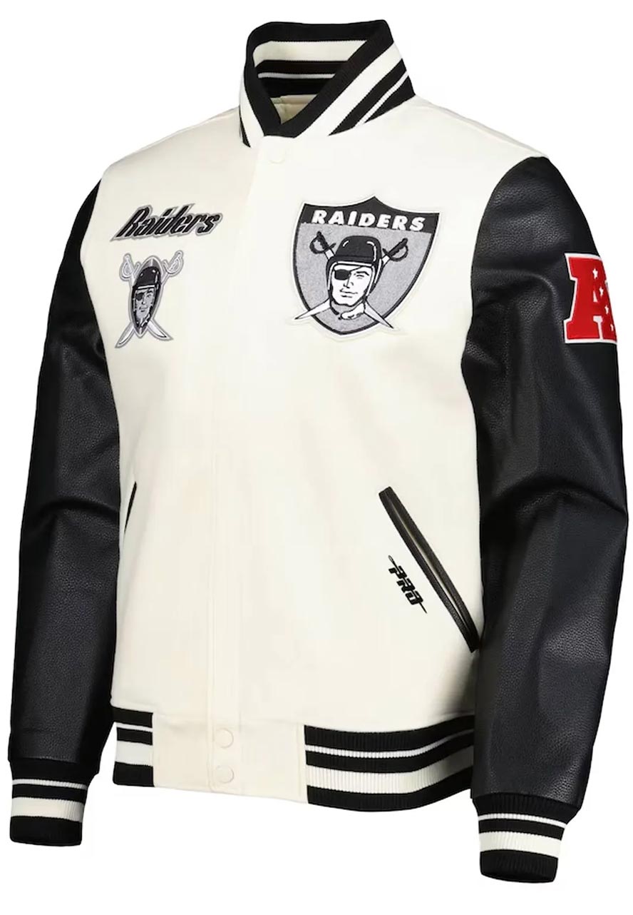 Retro Las Vegas Raiders Varsity Jacket