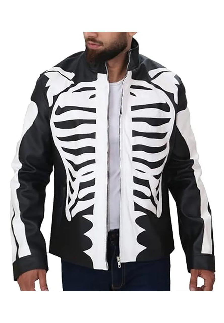 Rob Zombie Skeleton Bones Skull Jacket