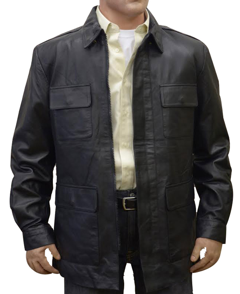 Jack Walsh Midnight Run Robert De Niro Leather Jacket