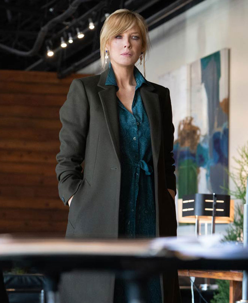 Kelly Reilly Yellowstone S03 Trench Coat