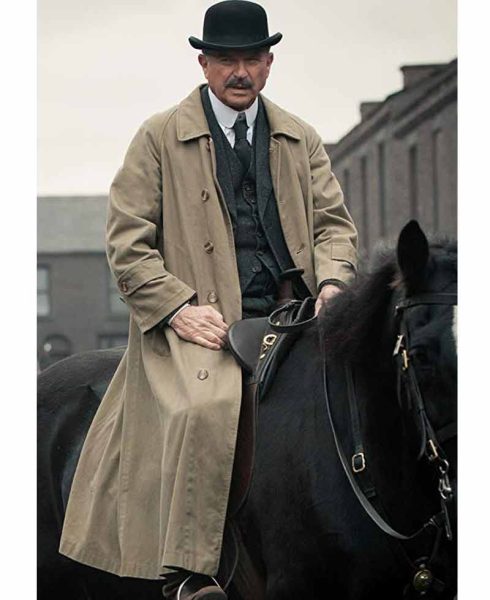 Sam Neill Peaky Blinders Trench Coat