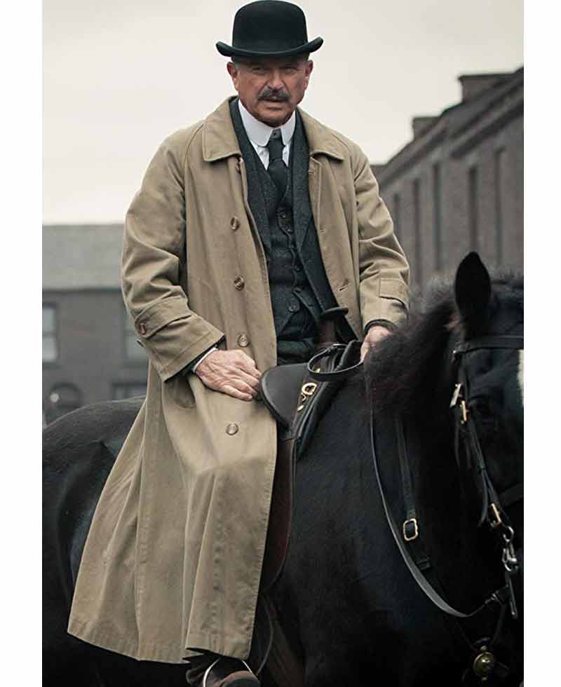 Sam Neill Peaky Blinders Trench Coat
