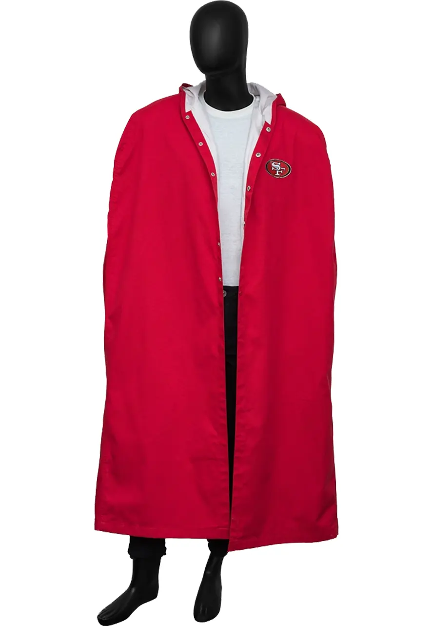San Francisco 49ers sideline Cape Coat