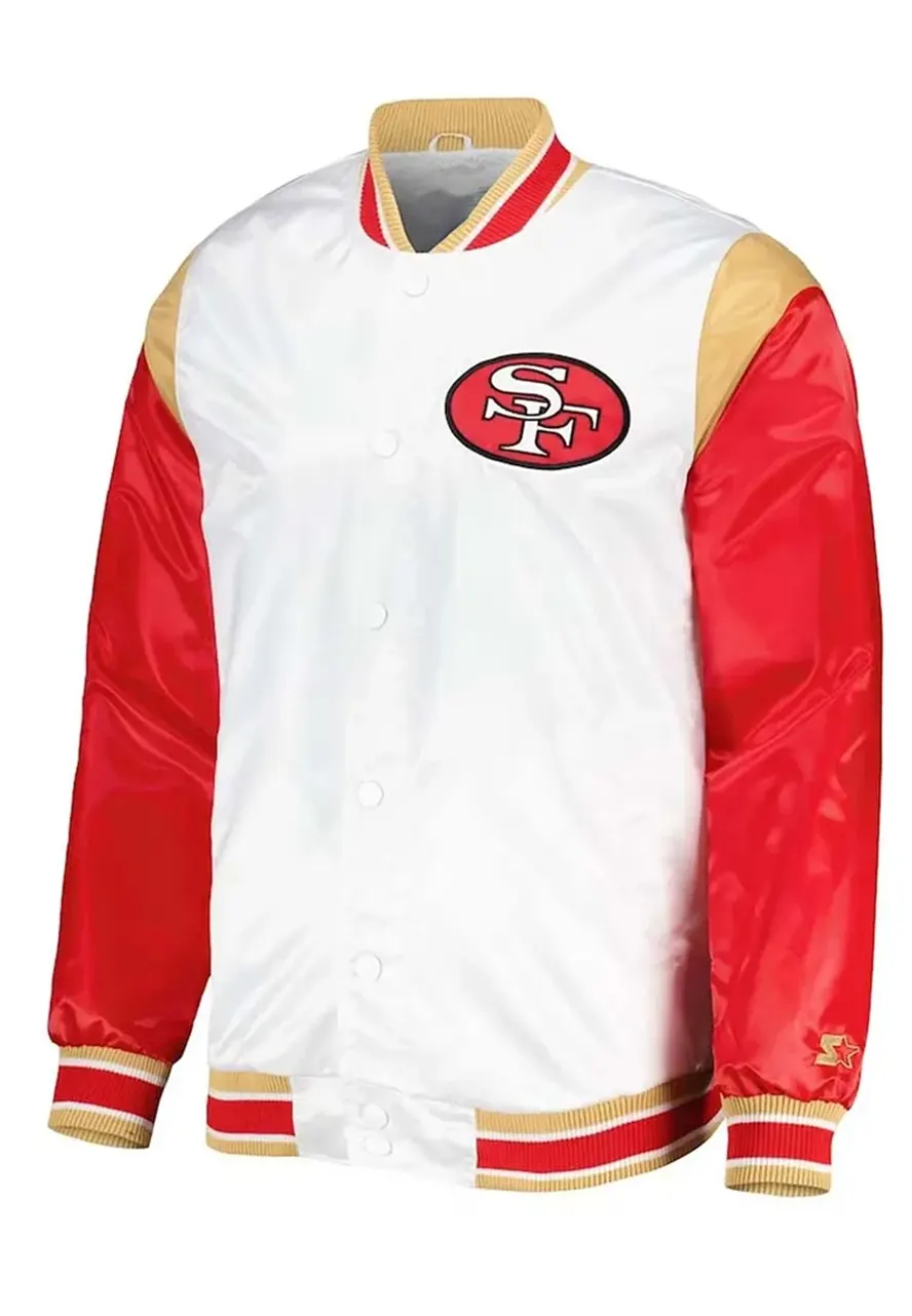 San Francisco 49ers Throwback Warm Up Jacket