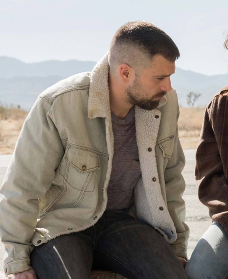 Sebastian Stan Destroyer Denim Jacket