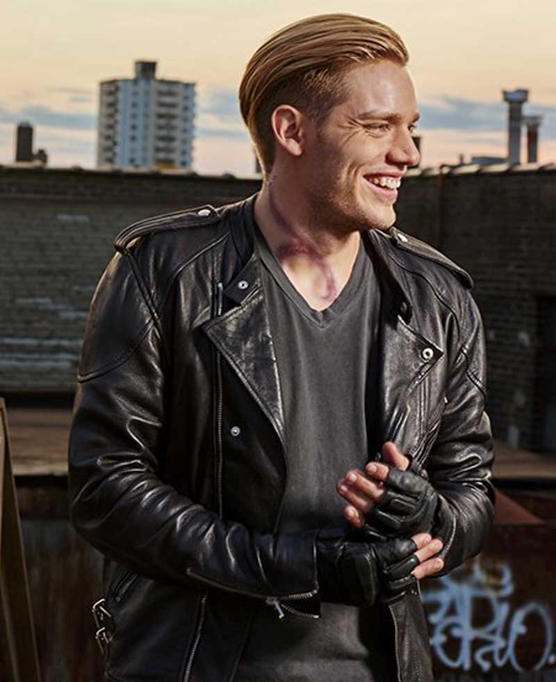 Shadowhunters S03 Dominic Sherwood Leather Jacket