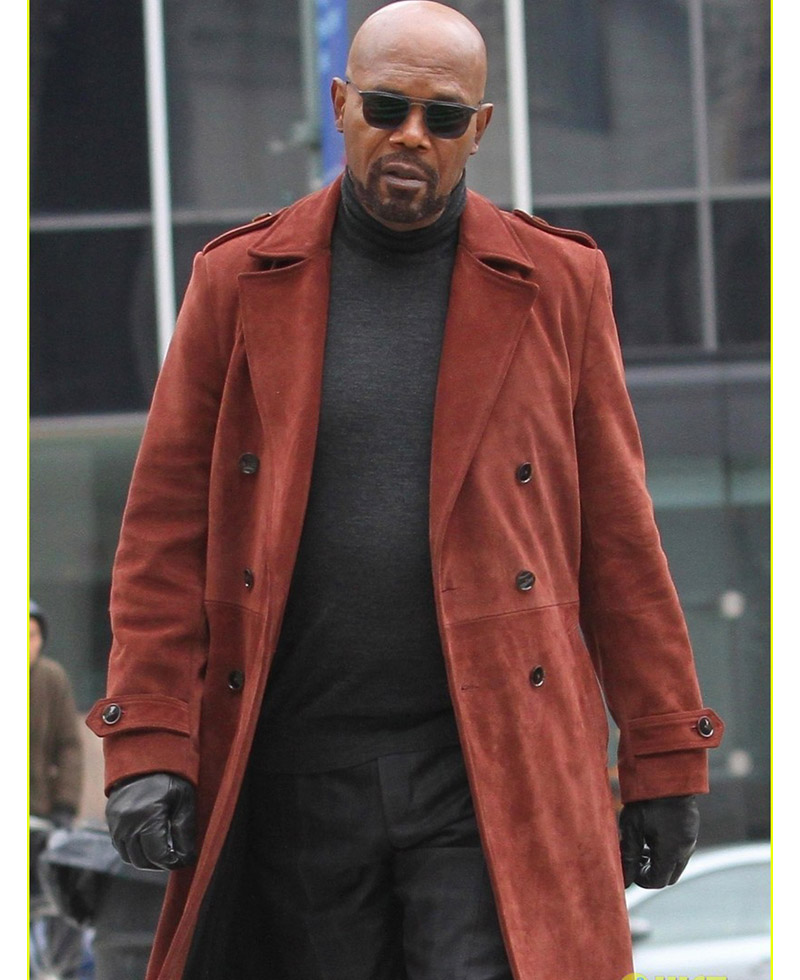 Samuel L Jackson John Shaft Trench Coat
