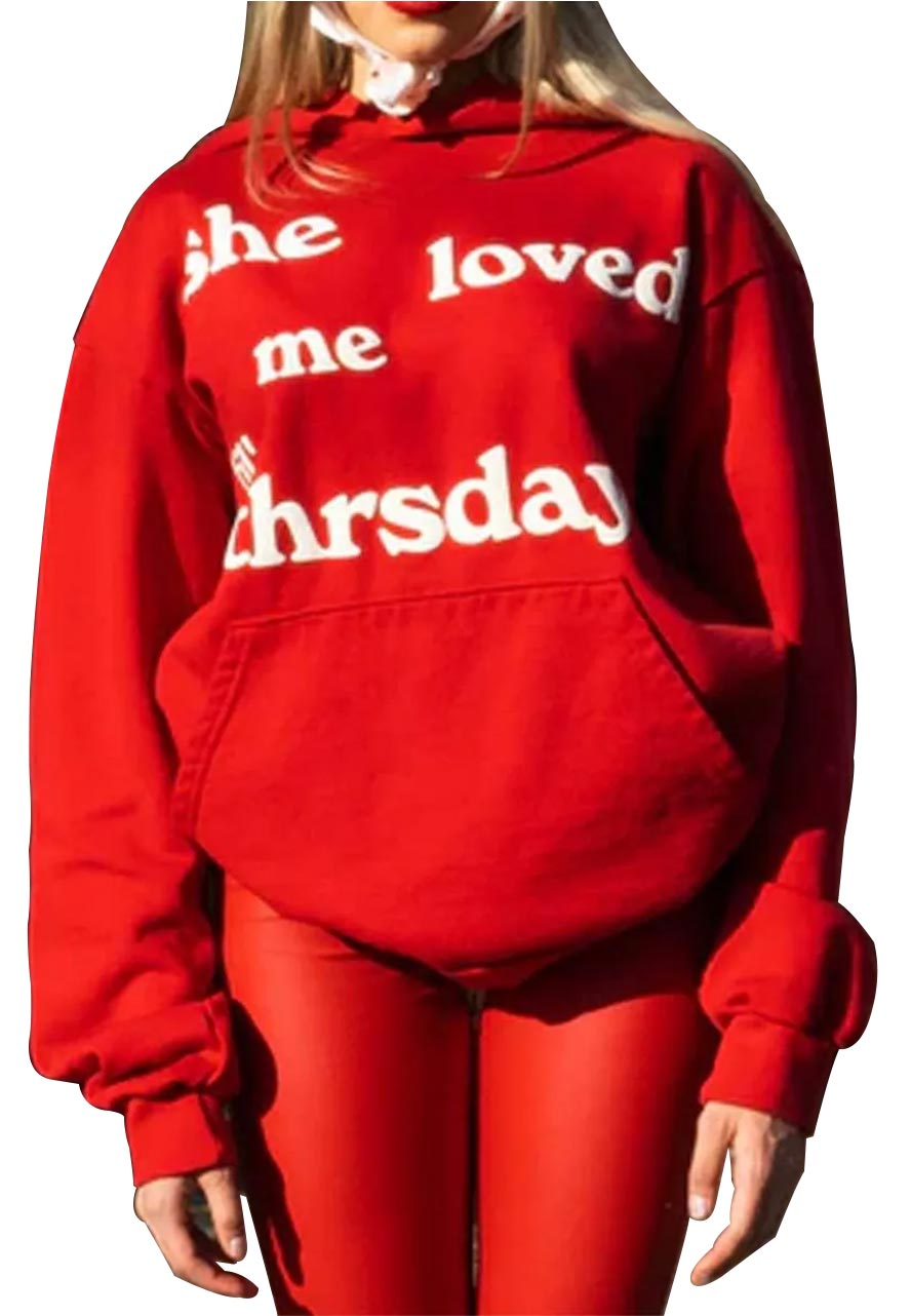 She Loved Me Till Thursday Red Hoodie