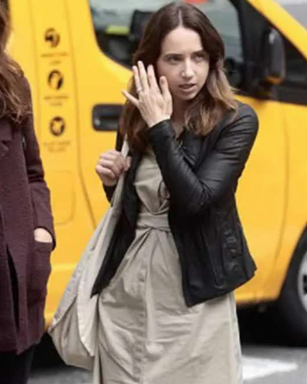 She Said 2022 Zoe Kazan Black Jacket