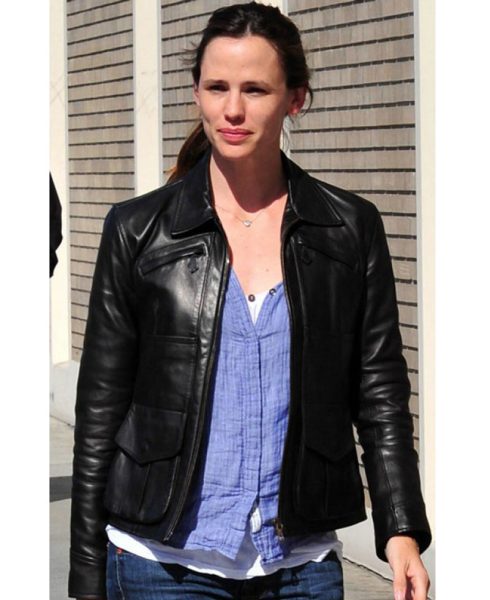 Jennifer Garner Shirt Collar Jacket