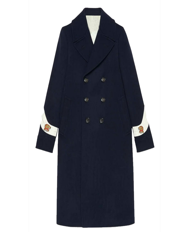 Sign of The Times Harry Styles Blue Trench Coat