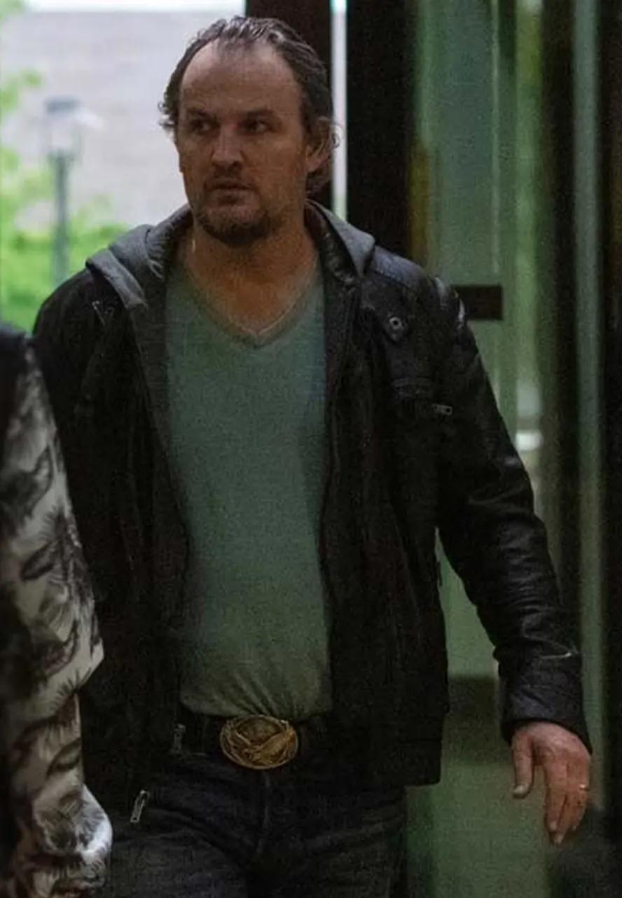 Silk Road Jason Clarke Black Leather Jacket
