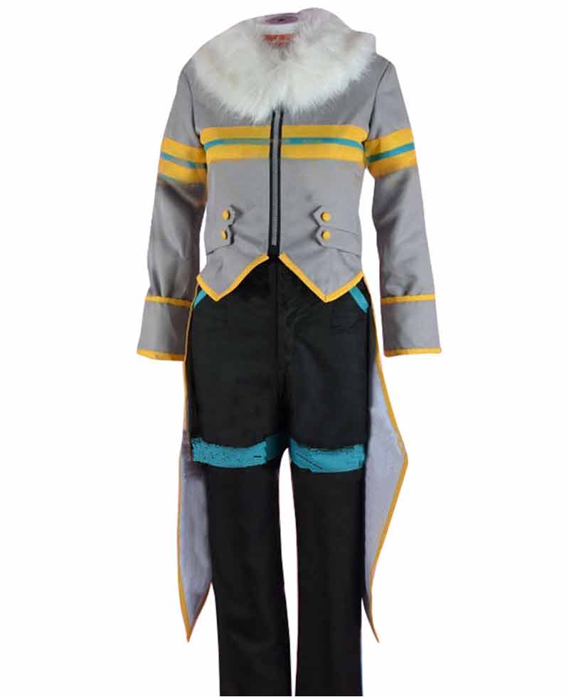 Silver the Hedgehog Fur Collar Tail Coat