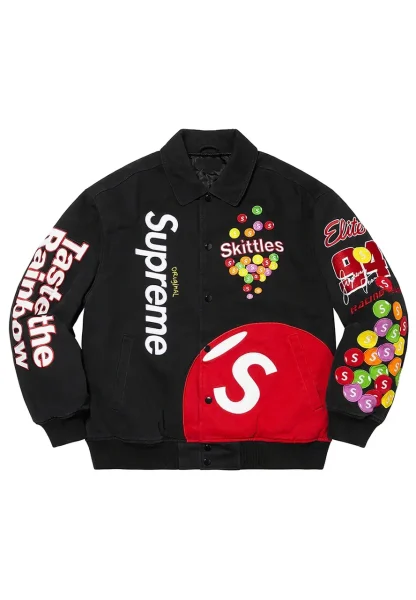 Skittle Supreme Varsity Jacket
