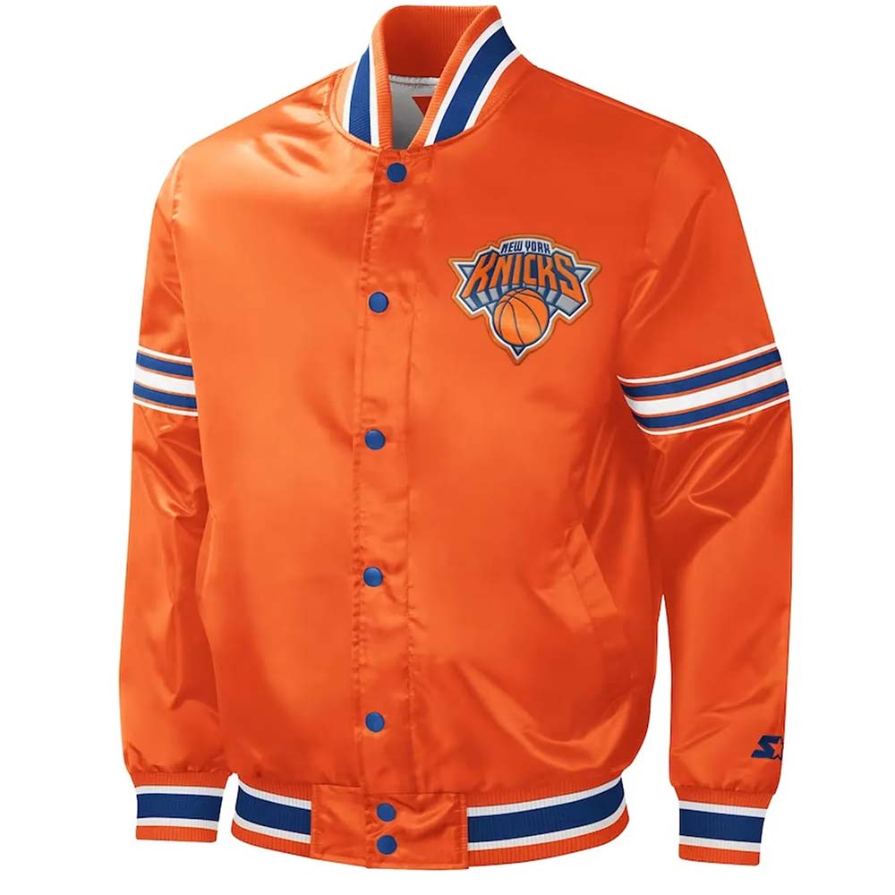 Slider New York Knicks Orange Jacket