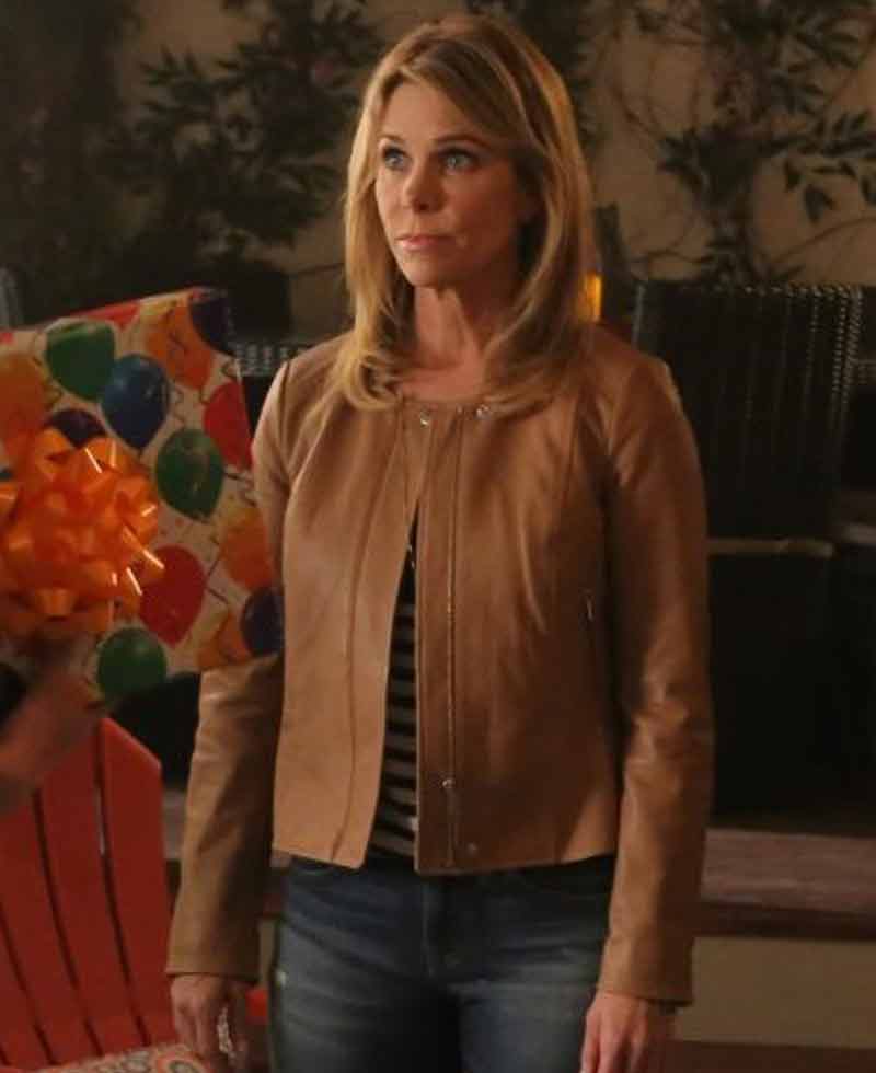 Son of Zorn Cheryl Hines Leather Jacket
